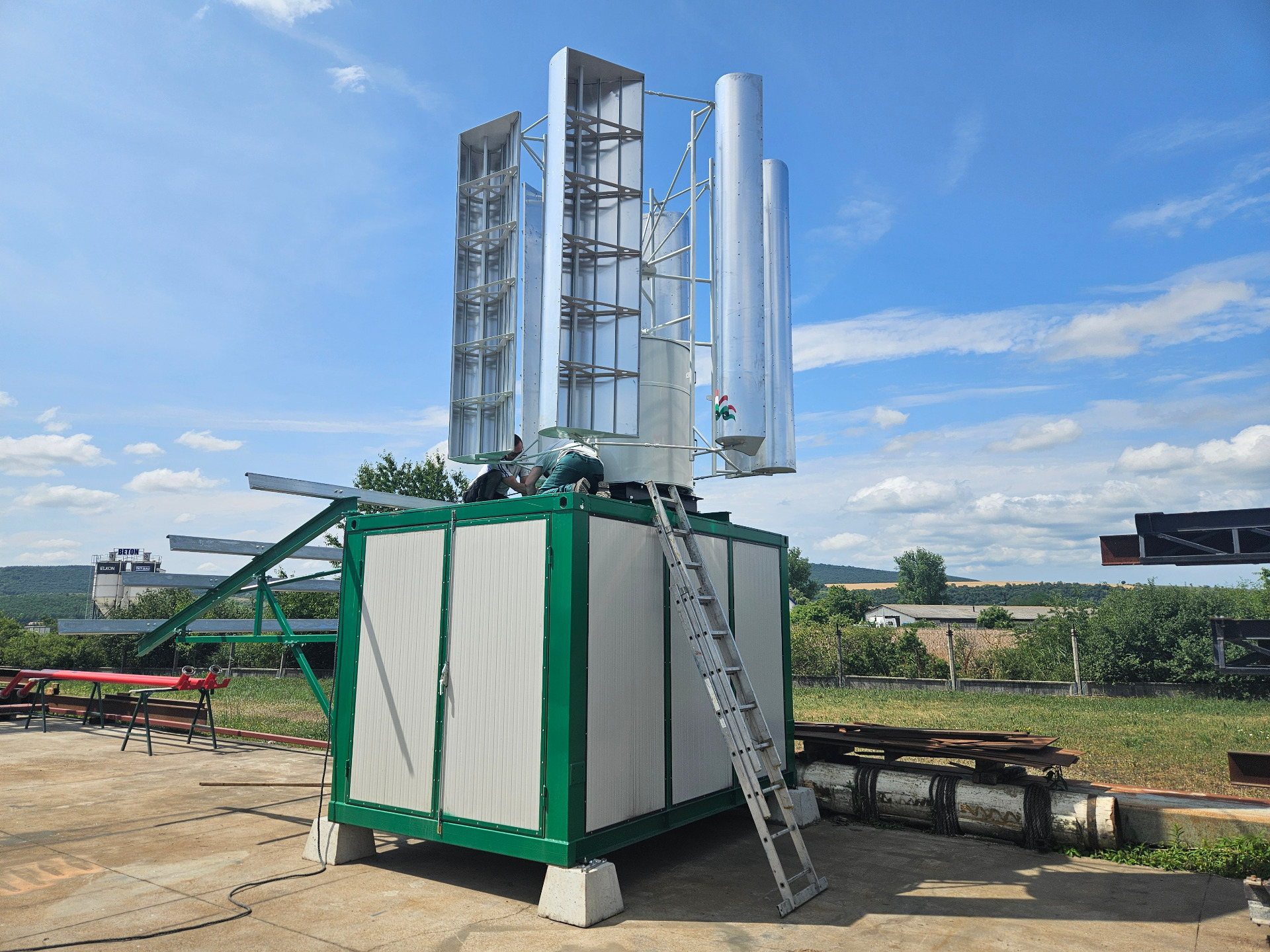 TwindPower Type II + 30 kW lead-acid battery bank